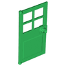 Door 1 x 4 x 6 with 4 Panes and Stud Handle