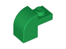 Slope, Curved 2 x 1 x 1 1/3 with Recessed Stud