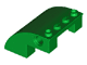 Slope, Curved 4 x 4 x 2 with 4 Studs and Pin Holes