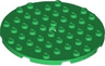 Plate, Round 8 x 8 with Hole