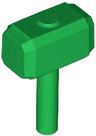 Minifigure, Utensil Tool Sledgehammer (Mjolnir, Hammer)