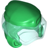 Minifigure, Headgear Ninjago Wrap Type 8 with Molded Trans-Light Blue Scuba Diver Mask Pattern