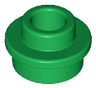 Plate, Round 1 x 1 with Open Stud
