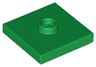 Plate, Modified 2 x 2 with Groove and 1 Stud in Center (Jumper)