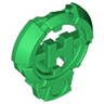 Hero Factory Chest Badge with 'H' and Flat Bottom