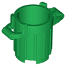 Container, Trash Can with 4 Cover Holders