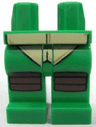 Hips and Legs with Turtle Shell and Dark Brown Knee Pads Pattern
