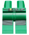 Hips and Legs with Small Dark Green Diamonds and Dark Bluish Gray Knee Wrappings Pattern