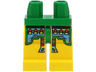 Hips and Yellow Legs with Adventurers Jungle Blue/Red Squares Pattern (Achu)