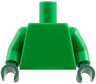 Torso Plain / Green Arms / Dark Green Hands
