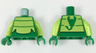 Torso Lime Chest Panel with 2 Thin Stripes Pattern (Scorpion) / Lime Arms / Green Hands