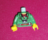 Torso Shirt with Buttons, Pockets, and Black Collar over White Undershirt, Red Belt with Buckle, Neckerchief, Pen, Camera, Lens, Film Canisters, Yellow Neck Pattern / Green Arms / Yellow Hands