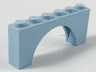Arch 1 x 6 x 2 - Thick Top with Reinforced Underside