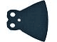 Minifigure Cape Cloth, Extended with Round Bottom and 2 Top Holes