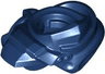 Minifigure Armor Shoulder Pad and Wrap with Scabbard for 2 Katanas