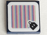 Tile 2 x 2 with Super Mario Scanner Code Bob-omb Pattern (Sticker) - Sets 71396 / 71408 / 72043