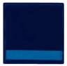 Tile 1 x 1 with Dark Azure Stripe Pattern