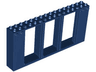 Door, Frame 2 x 16 x 6 with 3 Openings and 2 Studs on Either Side on Front