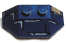 Wedge 2 x 4 Triple with Brick Pattern (Scarab Thorax)
