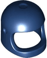 Minifigure, Headgear Helmet Space / Town with Thick Chin Strap - with Visor Dimples (Reissue with Top Dimple)