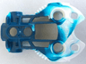 Bionicle Toa Inika Shoulder Armor with Marbled White Pattern