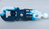 Bionicle Toa Inika Leg Lower Section with Marbled White Pattern