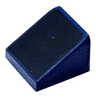 Slope 30 1 x 1 x 2/3 with Black Surface Pattern