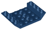 Slope, Inverted 45 6 x 4 Double with 4 x 4 Cutout and 3 Holes