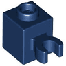 Brick, Modified 1 x 1 with Open O Clip (Vertical Grip) - Hollow Stud