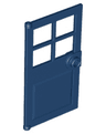Door 1 x 4 x 6 with 4 Panes and Stud Handle
