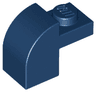 Slope, Curved 2 x 1 x 1 1/3 with Recessed Stud