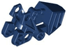 Bionicle Foot with Ball Joint Socket 3 x 6 x 2 1/3, Squared Tops