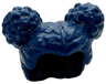 Minifigure, Hair Female with Center Part and 2 Space Buns on Top