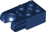 Technic, Brick Modified 2 x 2 with Ball Socket and Axle Hole - Straight Forks with Round Ends and Closed Sides