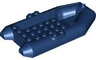 Boat, Rubber Raft 12 x 6 x 2