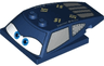 Wedge 6 x 4 x 1 1/3 with 4 x 4 Base with Blue Eyes, Windows and Yellow '51' Four Times on Roof Pattern