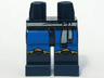Hips and Legs with Blue and Gold Trim and White Sash Pattern