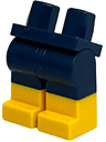 Hips and Legs with Molded Yellow Lower Legs / Boots Pattern