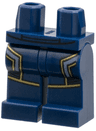 Hips and Legs with Gold and Light Blue Trim Lines Pattern