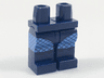 Hips and Legs with Medium Blue Knees with Fishnet Stockings Pattern