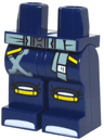 Hips and Legs with Sand Green Sash, Yellow Pockets and Knee Pads, and White Toes Pattern