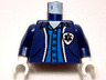 Torso Spider-Man Jacket with EMT Star of Life Logo and Button Down Shirt Pattern / Dark Blue Arms / White Hands
