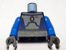 Torso SW Mandalorian Armor Plates Dark Bluish Gray Pattern (Death Watch) / Blue Arms / Dark Bluish Gray Hands