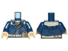 Torso SW Coat, Dark Tan Shirt, Belt with Utility Pockets Pattern (Cassian Andor) / Dark Blue Arms / Tan Hands