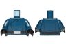 Torso SW First Order Officer Male Uniform Shirt, Black Belt with Silver Buckle Pattern / Dark Blue Arms / Black Hands