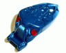 Minifigure, Head, Modified Bionicle Barraki Mantax with Red Eyes and Light Blue Pattern