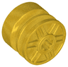 Wheel 18mm D. x 14mm with Axle Hole, Fake Bolts and Shallow Spokes