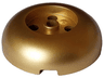 Brick, Round 4 x 4 Dome Top with 2 x 2 Recessed Center