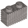 Brick, Modified 1 x 2 with Grille / Fluted Profile