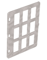 Duplo Door / Window Pane 1 x 4 x 4 with 9 Panes